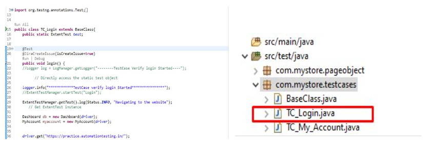 Create basic tests using selenium and java.